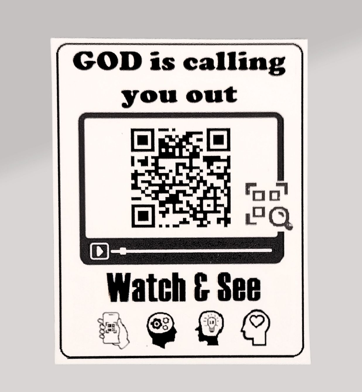 Evangelistic Sticker